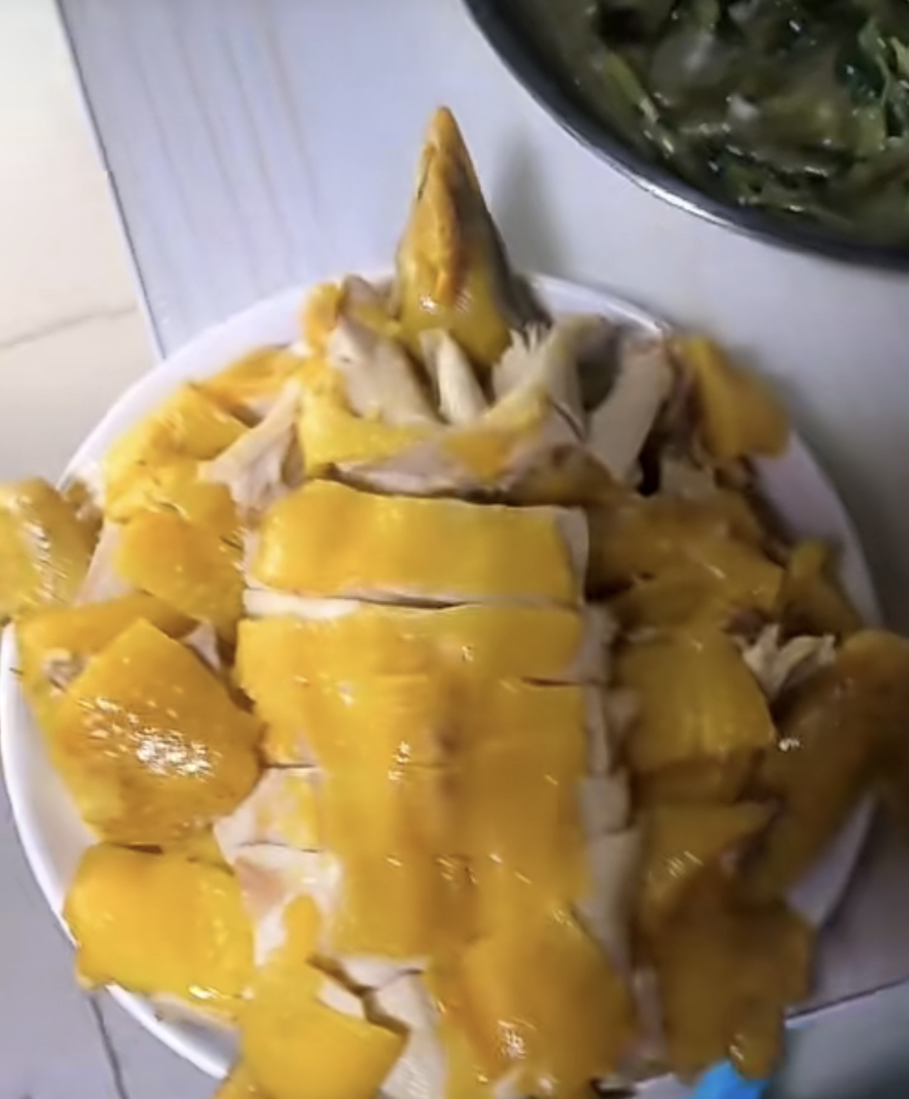 客户实拍整鸡切盘